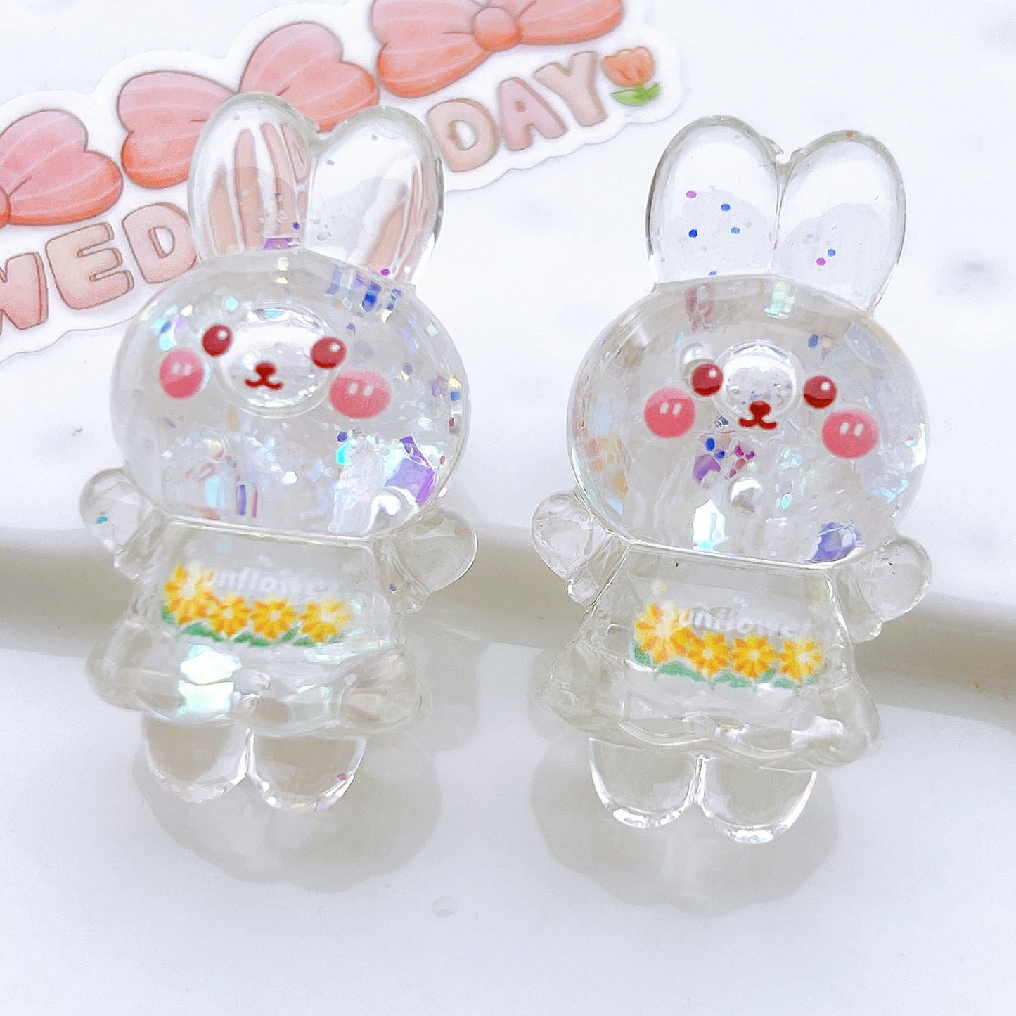 Cute Bunny Beaded Charm