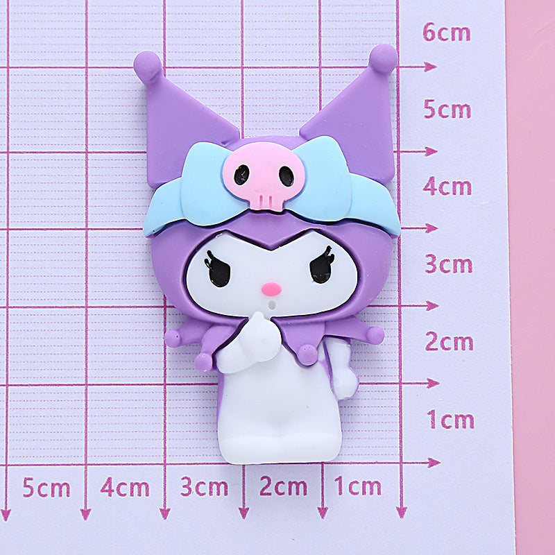 10 PCS Large Cartoon Resin Charms