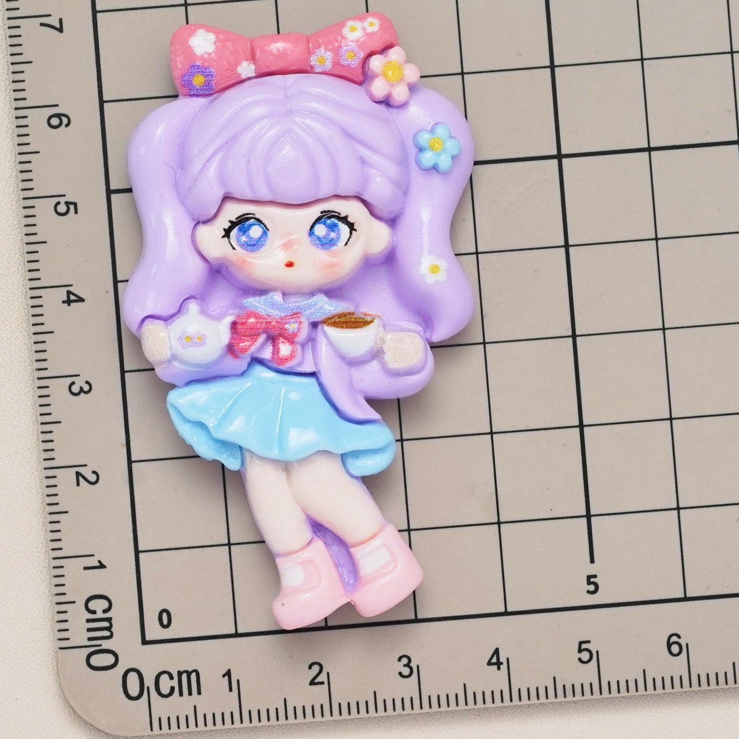 Large Cute Girl Charm