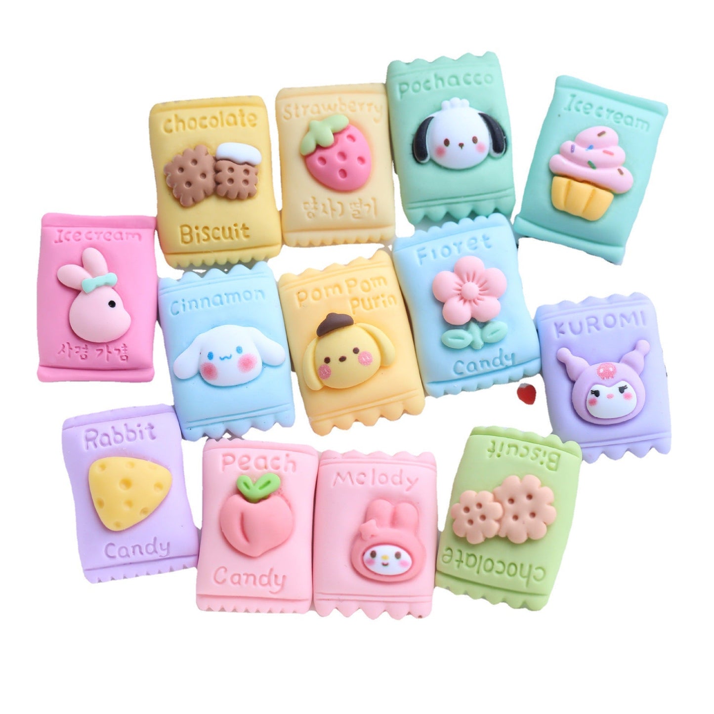 Cartoon Candy Bag Charms