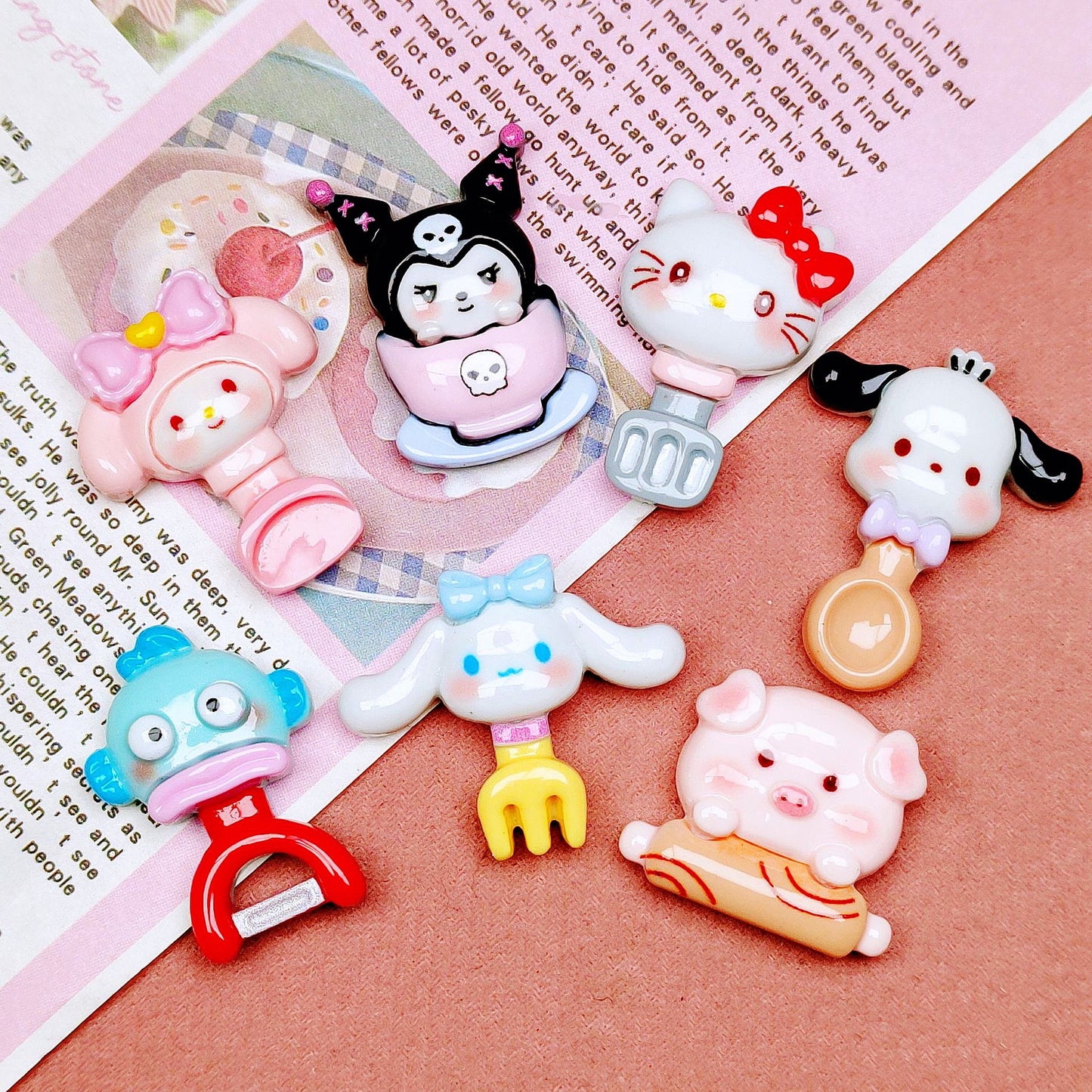 Cute Animal Spoon Fork Scoop Charms