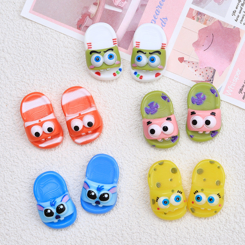 Big Eyes Slipper Charms