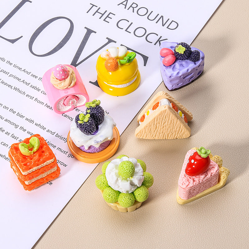 10 PCS Cartoon Resin Charms