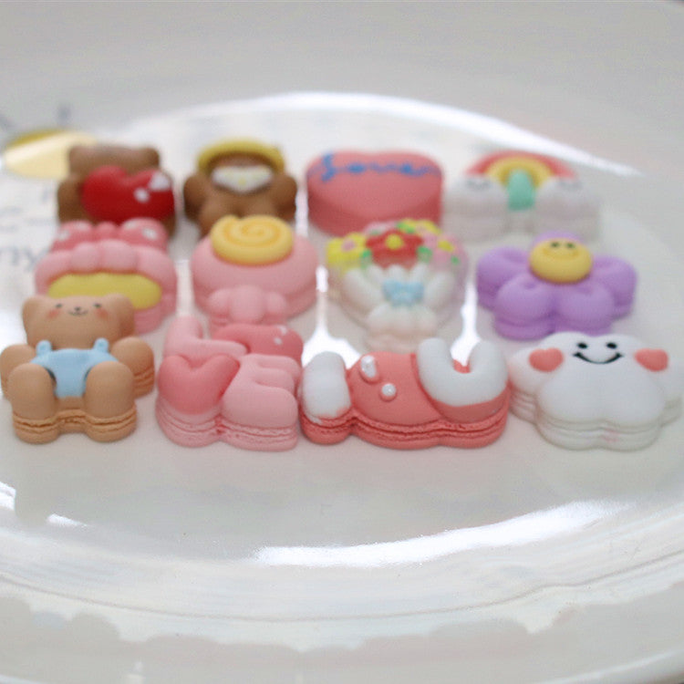 10 PCS Cartoon Miniatures|Resin Charms for DIY Crafts