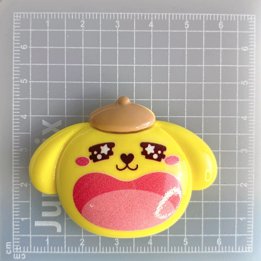 10 PCS Large Cartoon Resin Charms