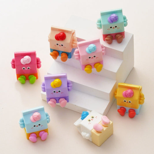 10 PCS Cartoon Resin Charms