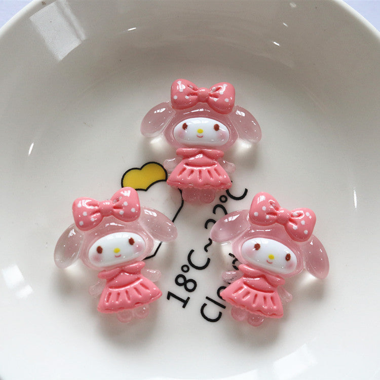 10 PCS Cartoon Miniatures|Resin Charms for DIY Crafts