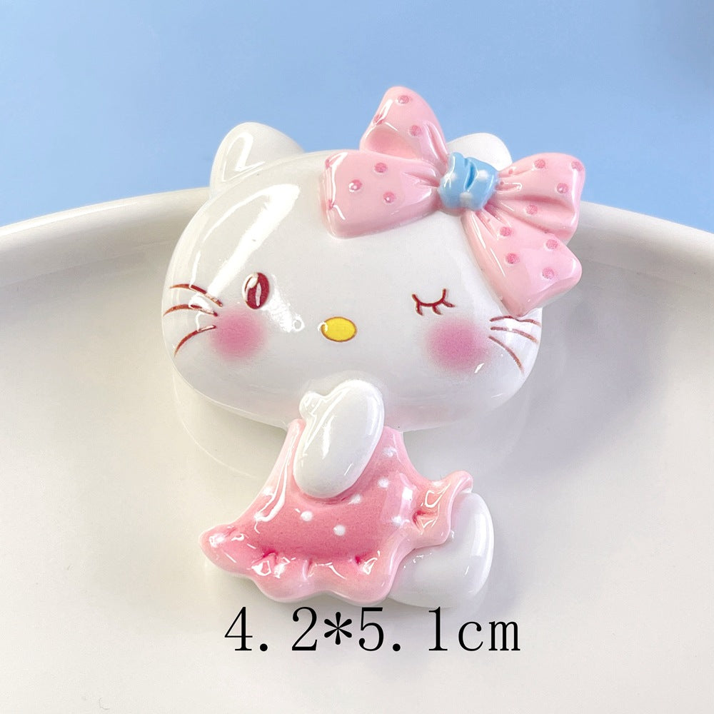 10 PCS Large Cartoon Resin Charms