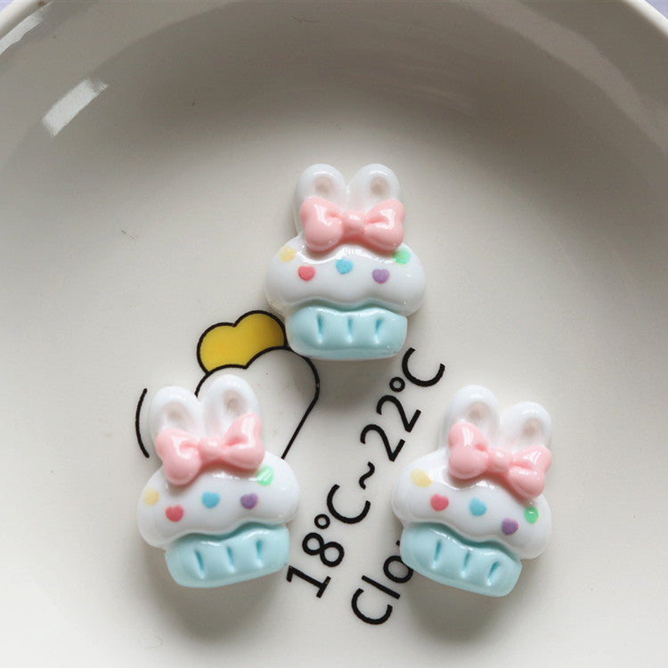 10 PCS Cartoon Resin Charms for DIY Crafts