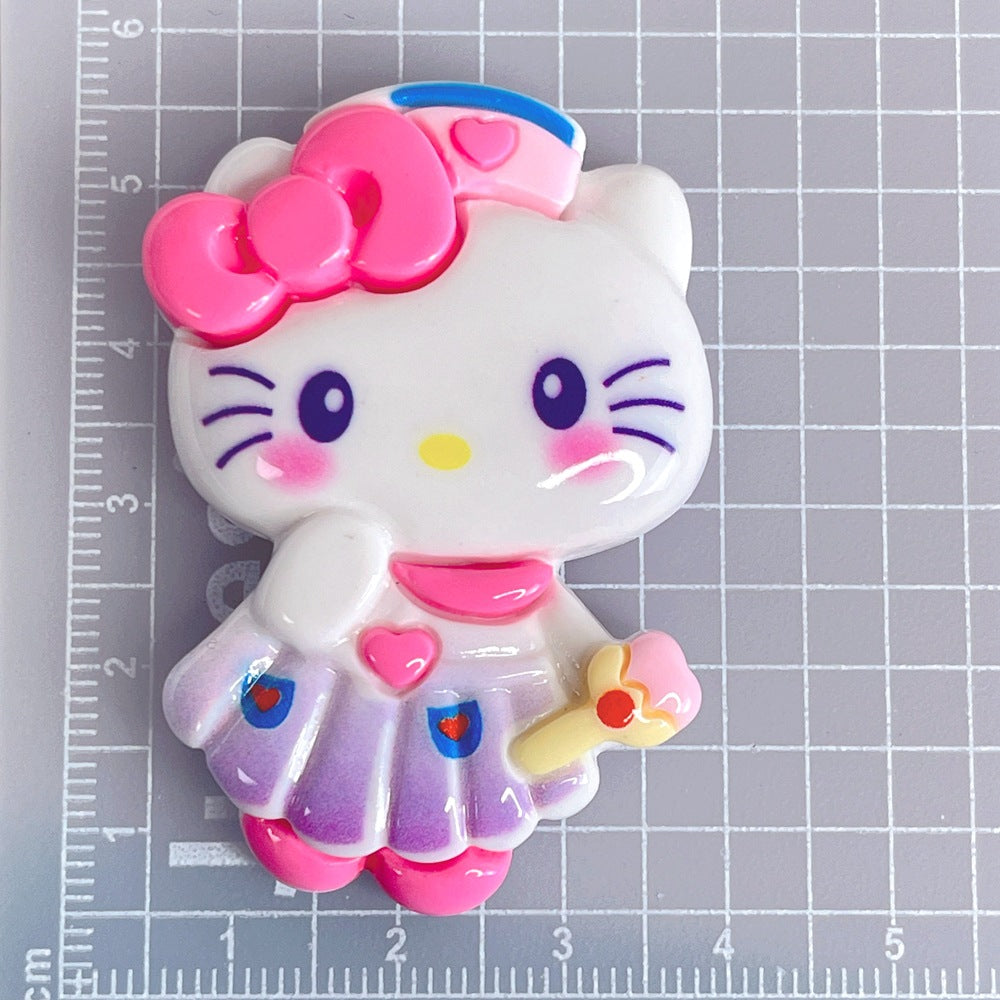 10 PCS Large Cartoon Resin Charms