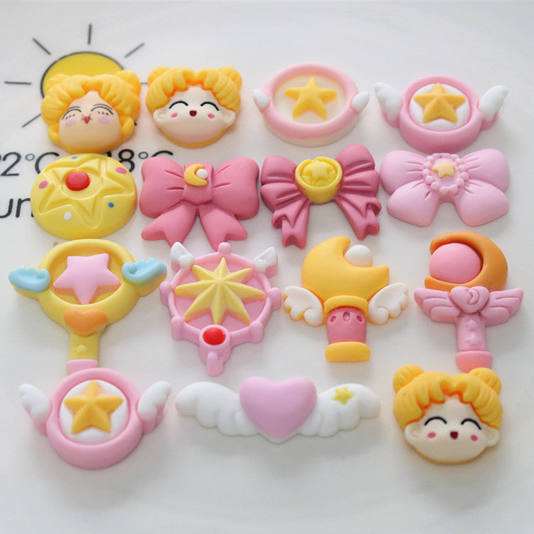 10 PCS Cartoon Miniatures|Resin Charms for DIY Crafts