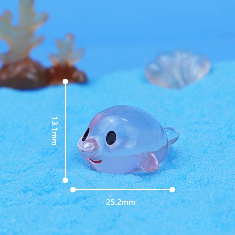 20pcs /Luminous Mini Marine Animal Ornament