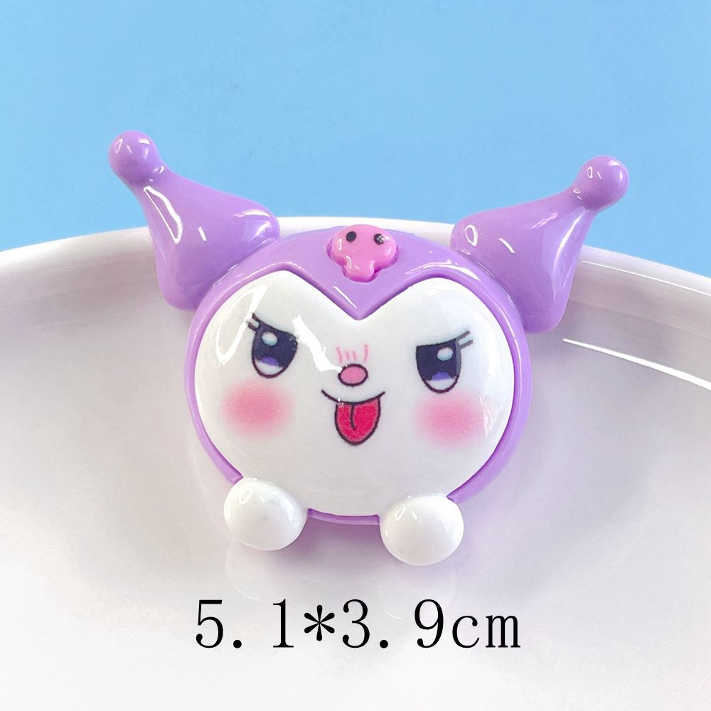 10 PCS Large Cartoon Resin Charms