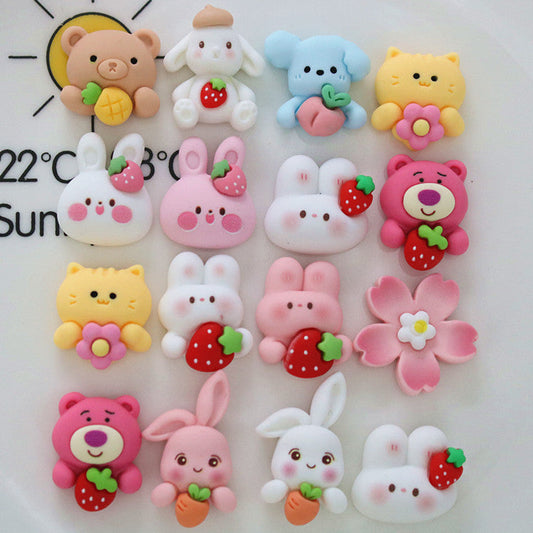 10 PCS Cartoon Miniatures|Resin Charms for DIY Crafts