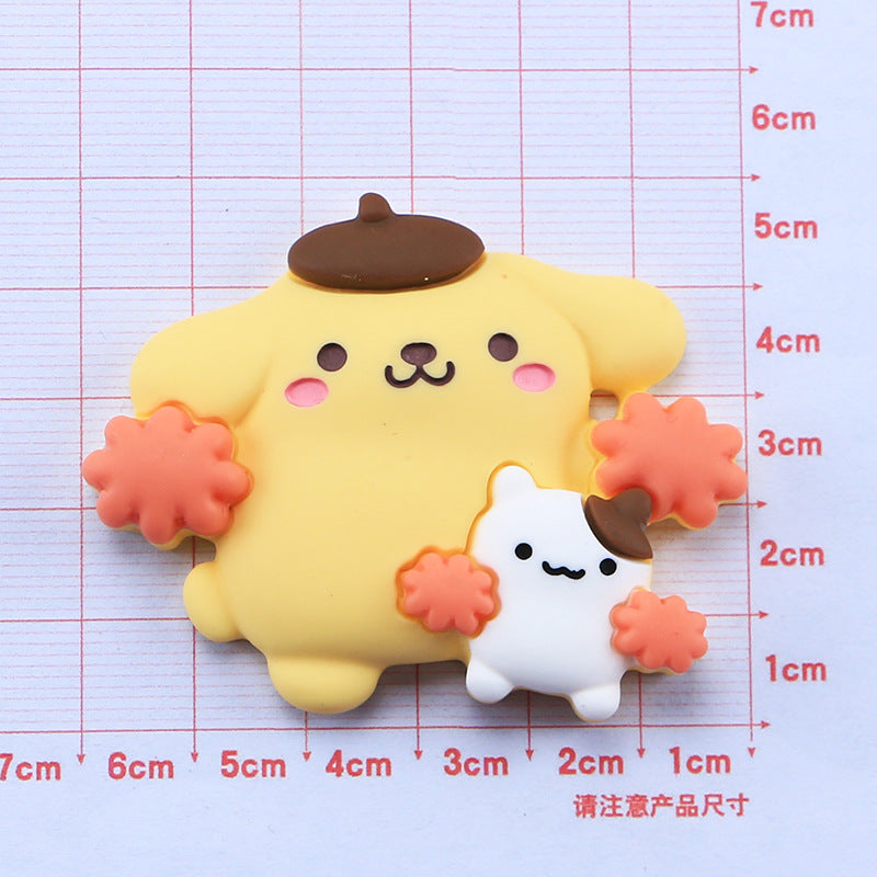 10 PCS Large Cartoon Resin Charms