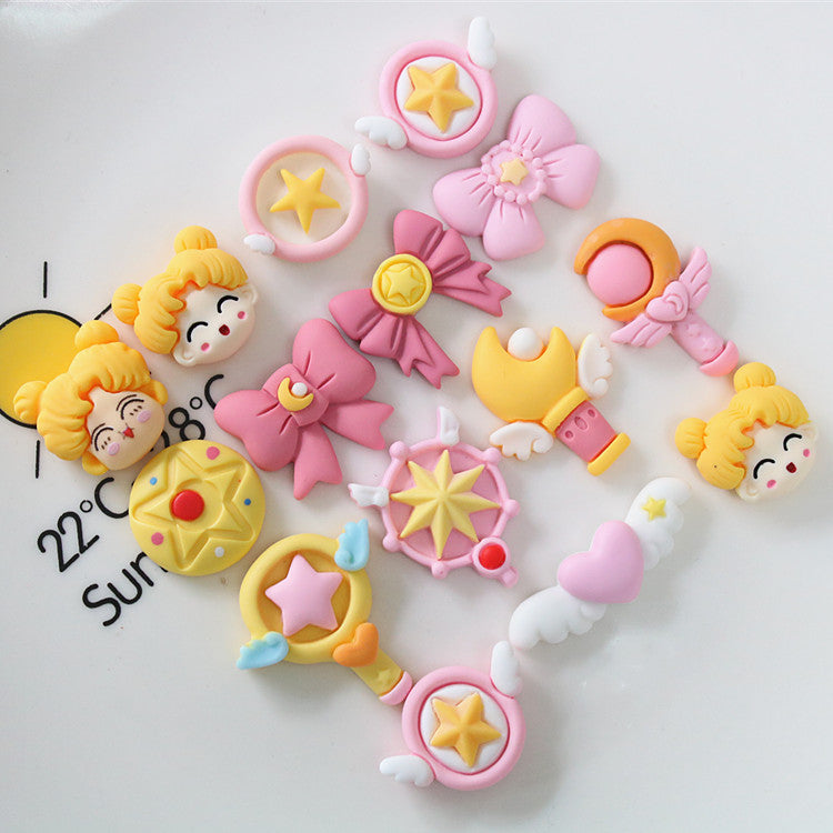 10 PCS Cartoon Miniatures|Resin Charms for DIY Crafts