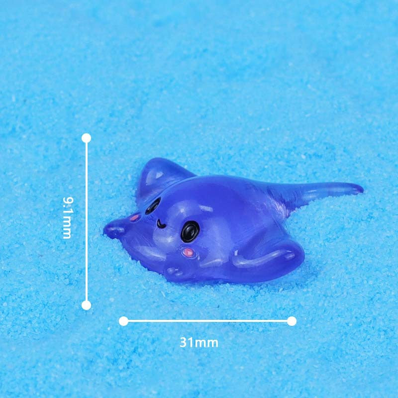 20pcs /Luminous Mini Marine Animal Ornament