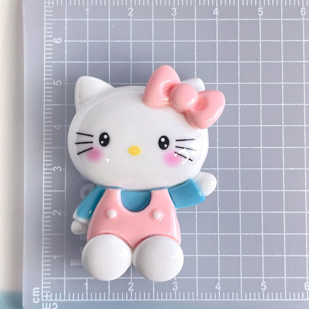 10 PCS Large Cartoon Resin Charms