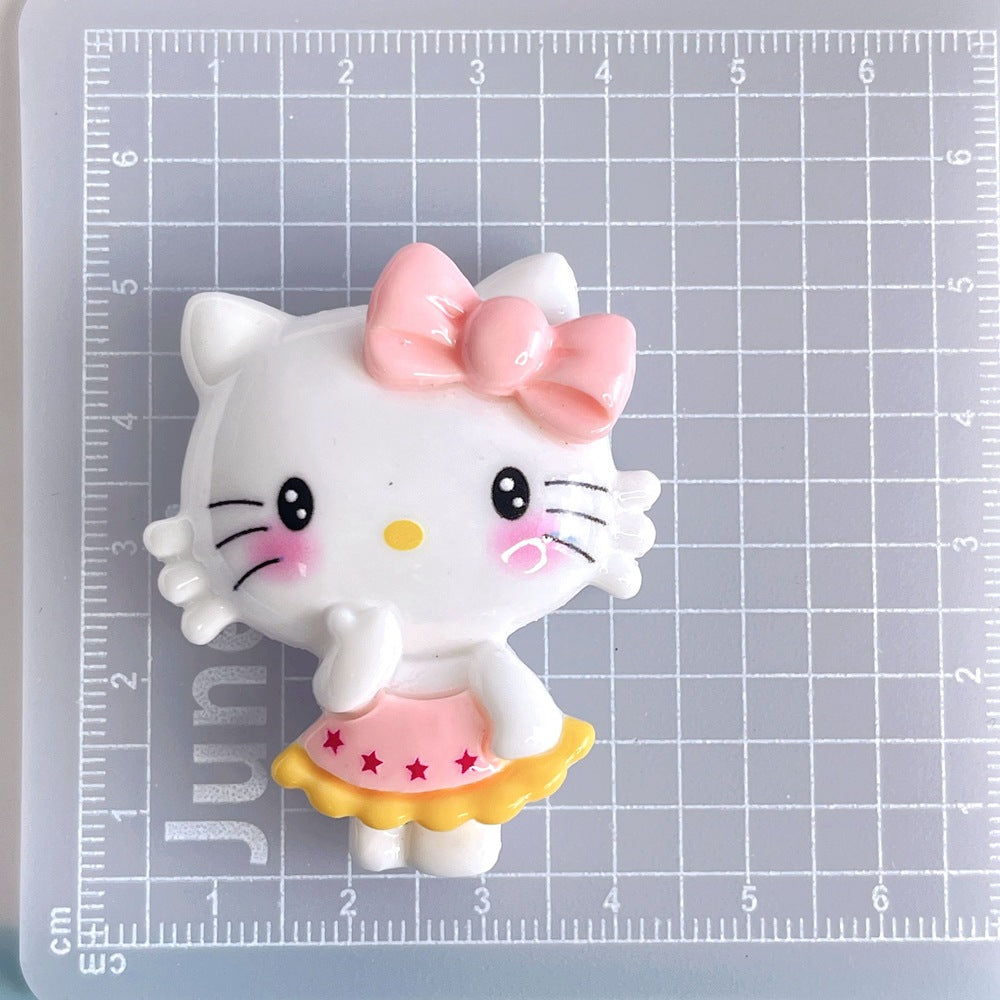 10 PCS Large Cartoon Resin Charms