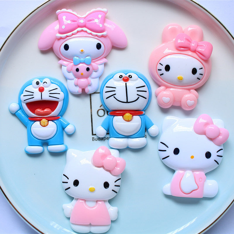 10 PCS Large Cartoon Resin Charms