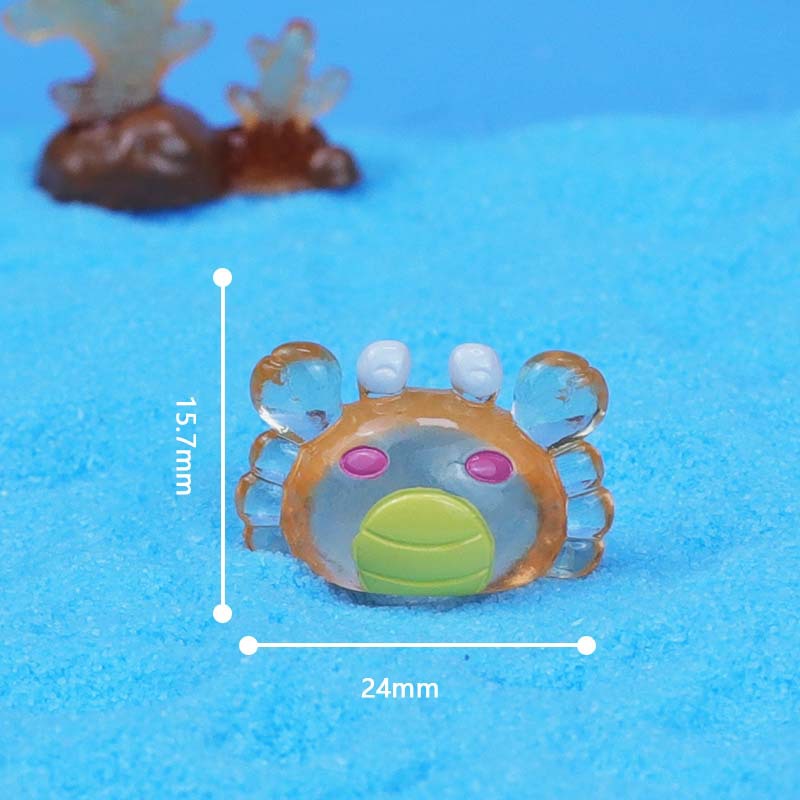 20pcs /Luminous Mini Marine Animal Ornament