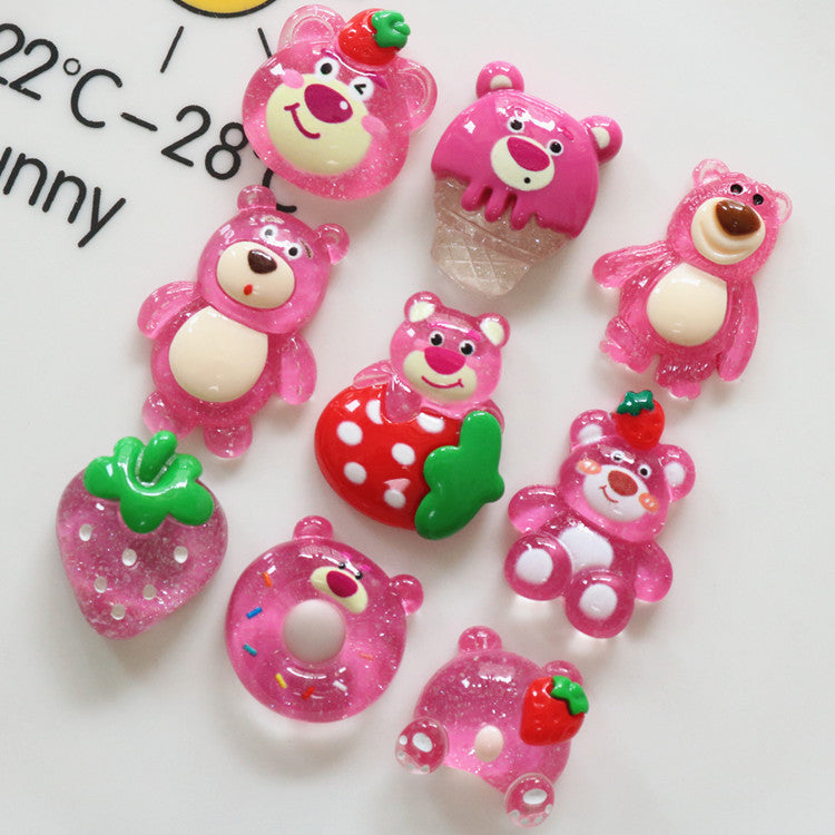 10 PCS Kawaii Miniatures|Resin Charms for DIY Crafts