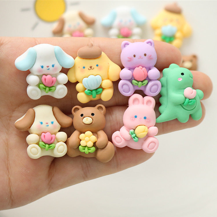 10 PCS Kawaii Miniatures|Resin Charms for DIY Crafts