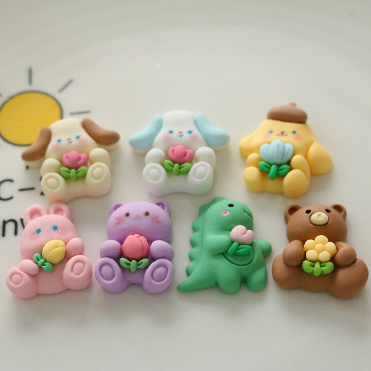 10 PCS Kawaii Miniatures|Resin Charms for DIY Crafts