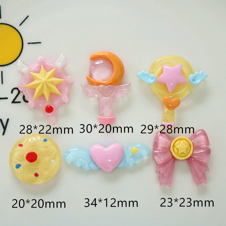 10 PCS Cartoon Miniatures|Resin Charms for DIY Crafts