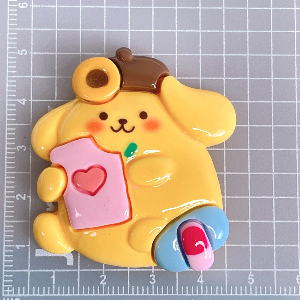 10 PCS Large Cartoon Resin Charms