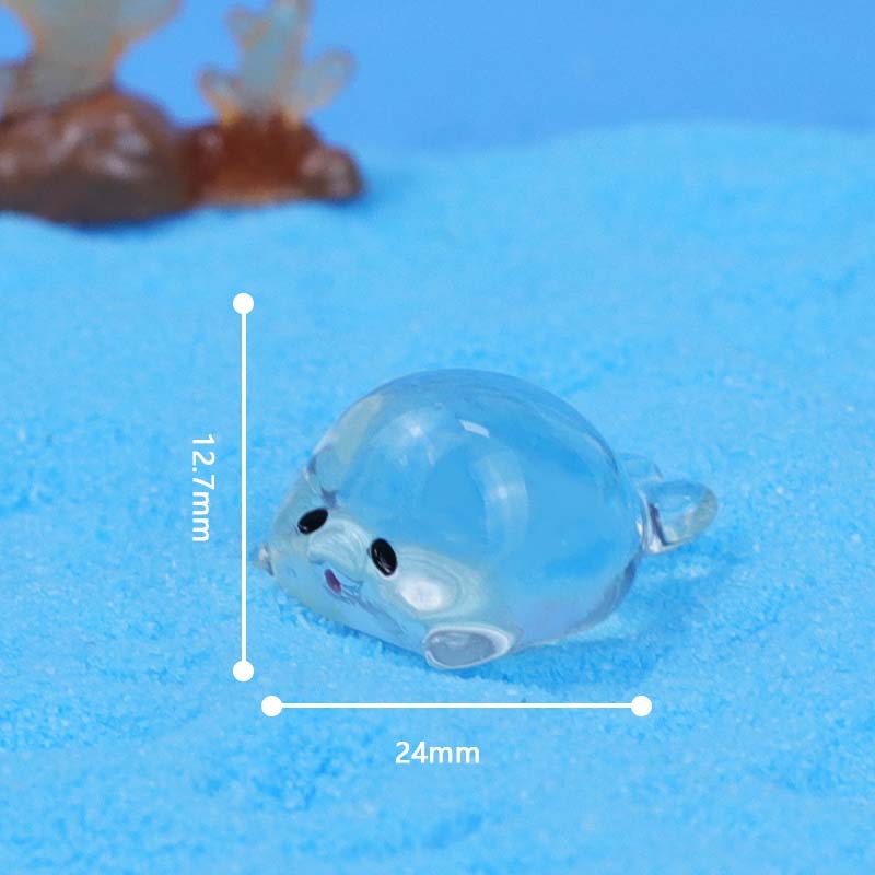 20pcs /Luminous Mini Marine Animal Ornament