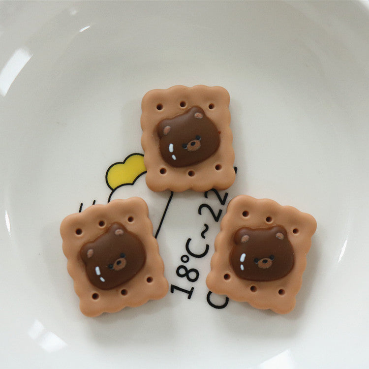 10 PCS Cartoon Resin Charms for DIY Crafts