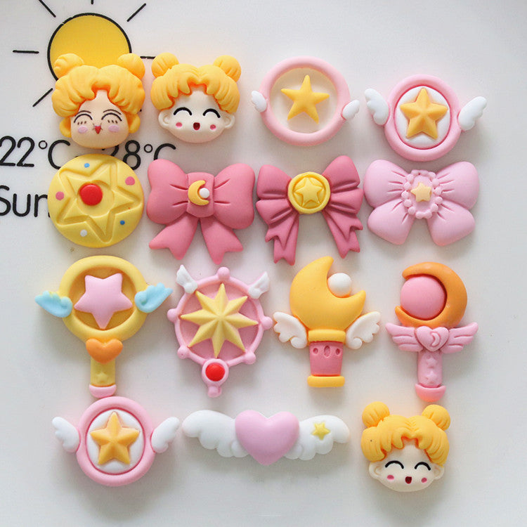 10 PCS Cartoon Miniatures|Resin Charms for DIY Crafts