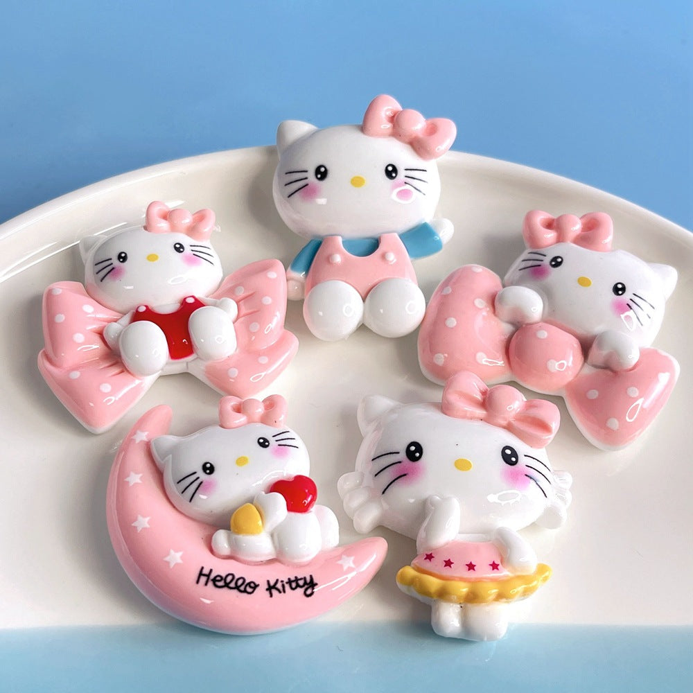 10 PCS Large Cartoon Resin Charms