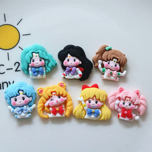 10 PCS Kawaii Miniatures|Resin Charms for DIY Crafts