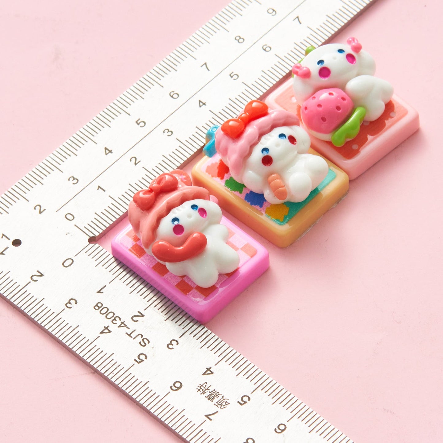 10 PCS Cartoon Resin Charms