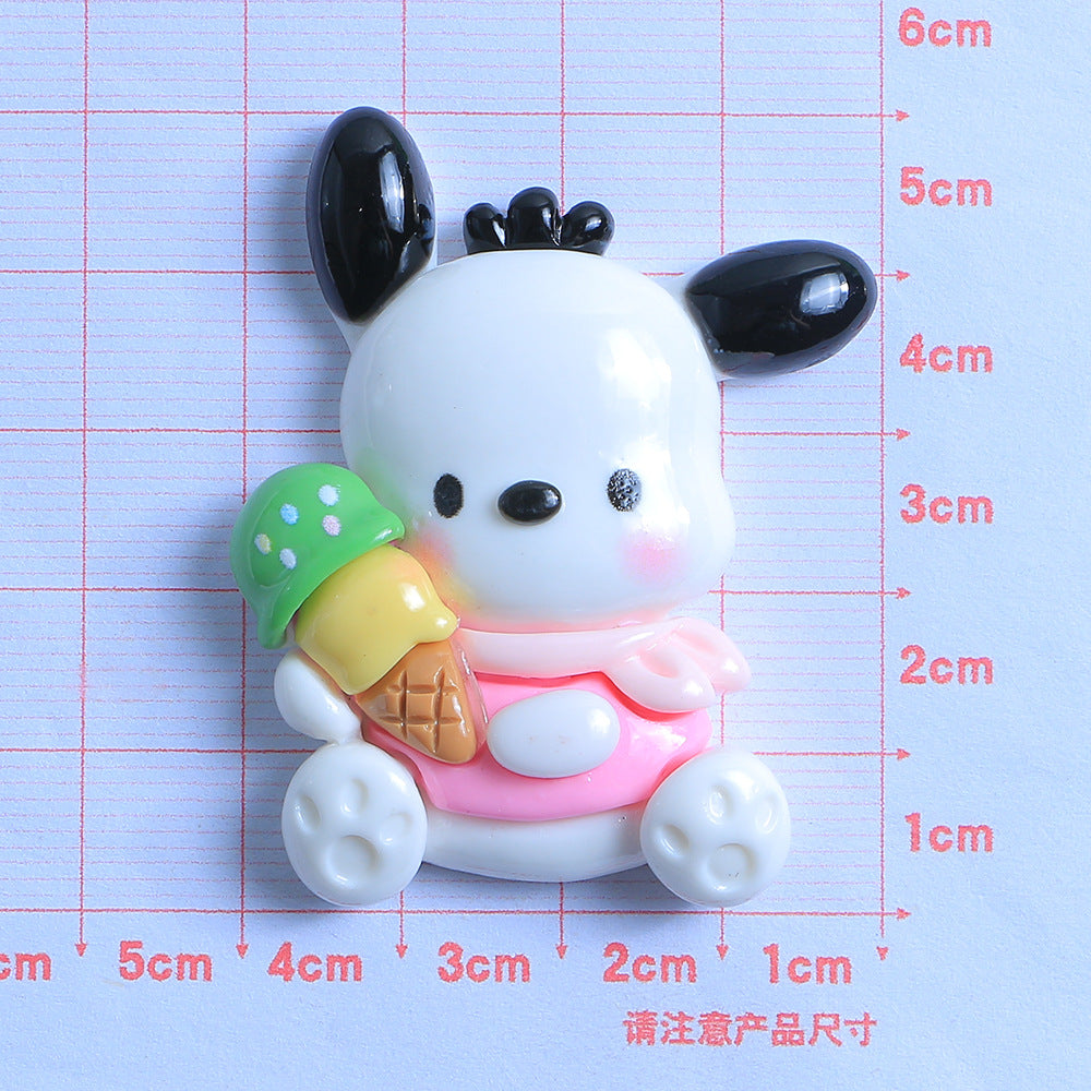 10 PCS Large Cartoon Resin Charms