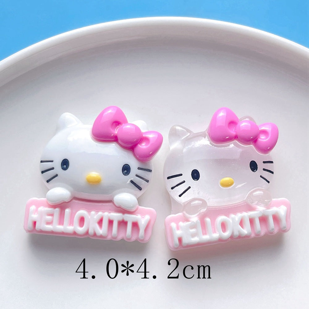 10 PCS Large Cartoon Resin Charms