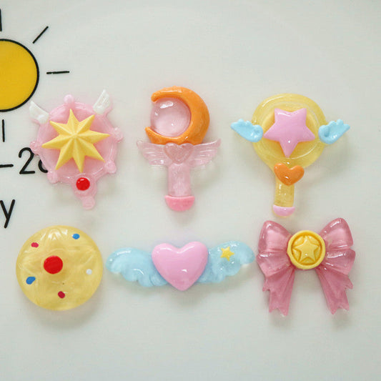 10 PCS Cartoon Miniatures|Resin Charms for DIY Crafts