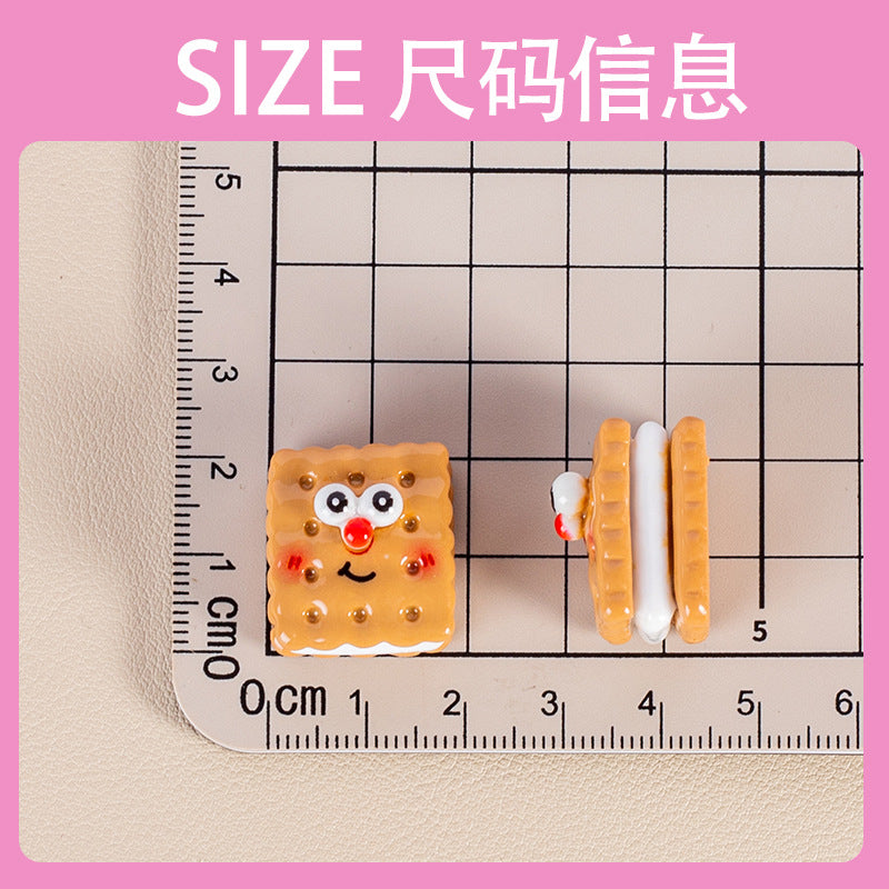 10 PCS Cartoon Resin Charms