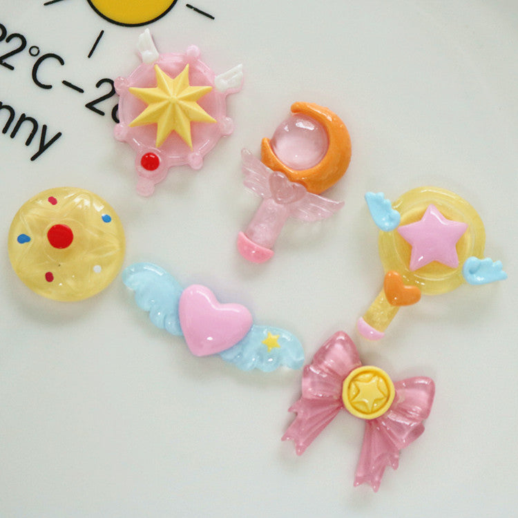 10 PCS Cartoon Miniatures|Resin Charms for DIY Crafts