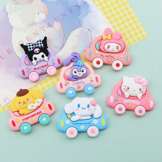 10 PCS Large Cartoon Resin Charms