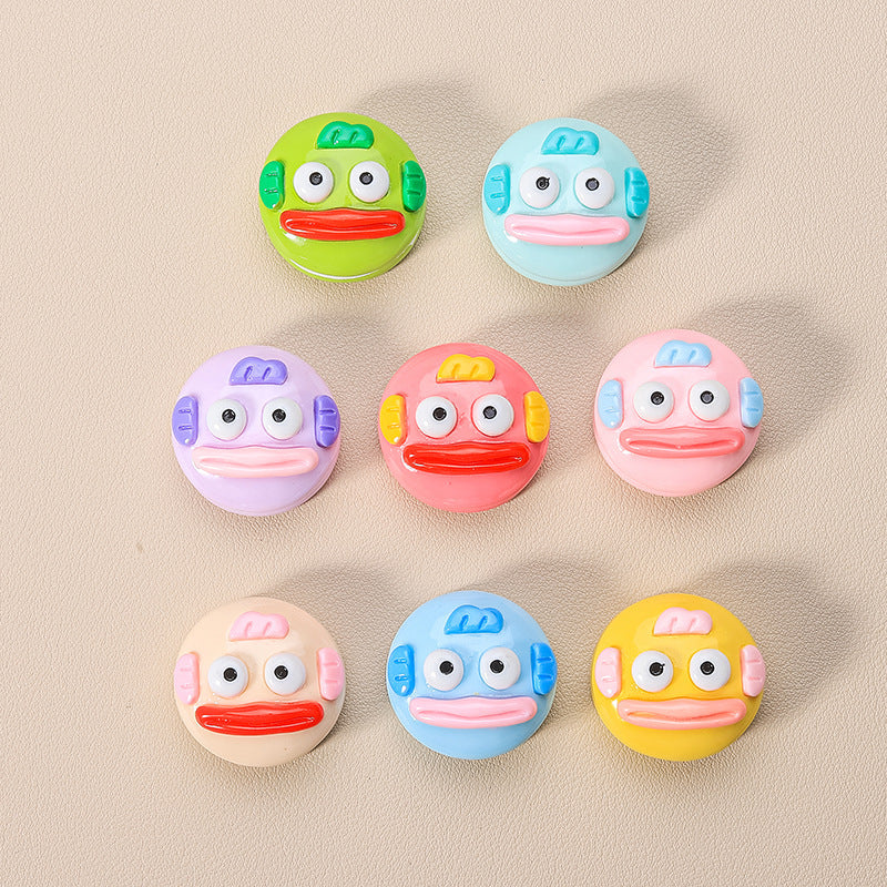 10 PCS Cartoon Resin Charms