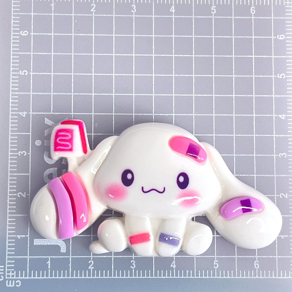 10 PCS Large Cartoon Resin Charms