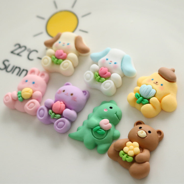 10 PCS Kawaii Miniatures|Resin Charms for DIY Crafts