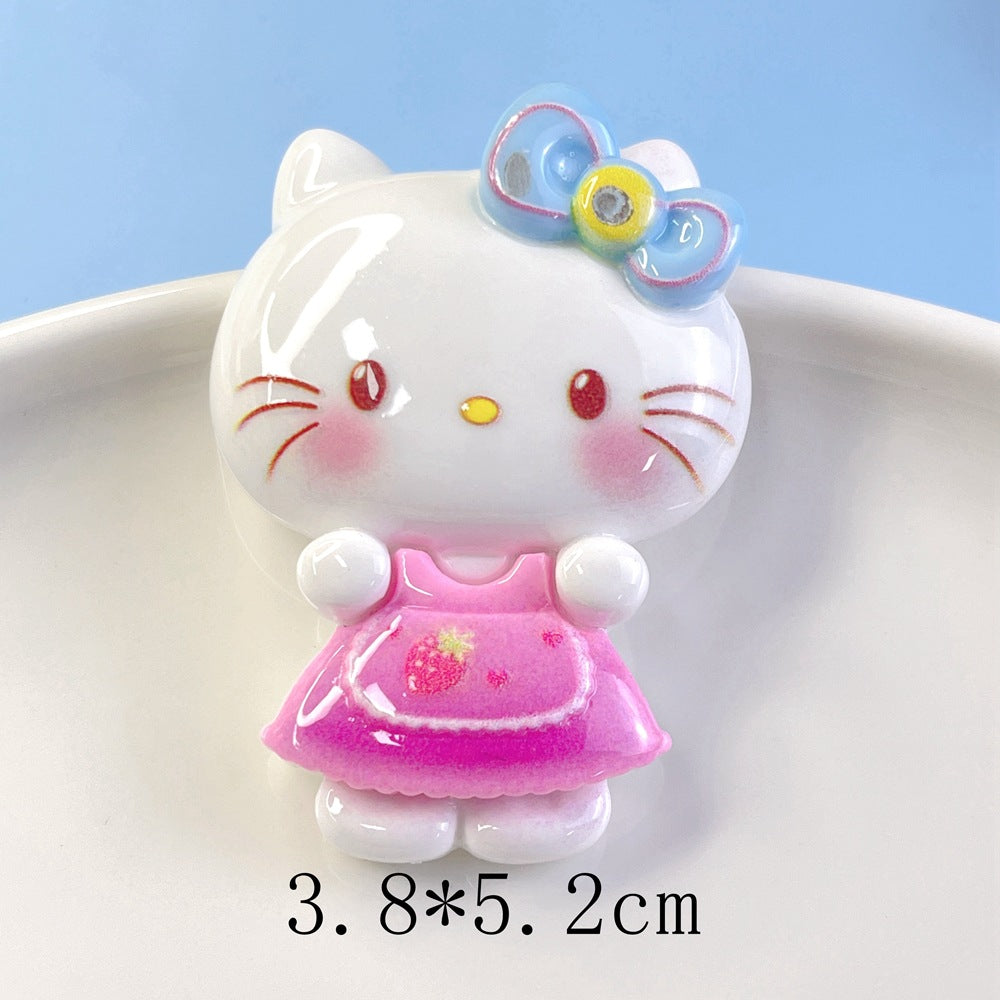 10 PCS Large Cartoon Resin Charms