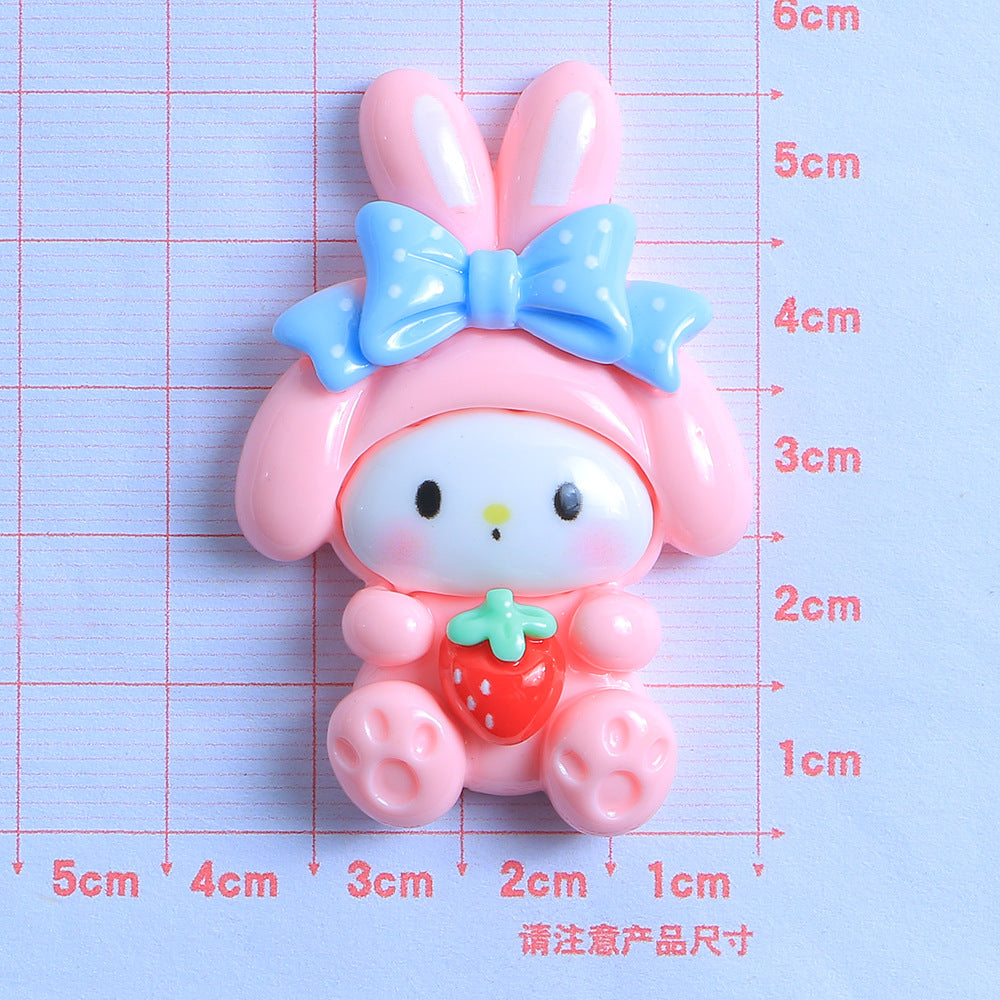 10 PCS Large Cartoon Resin Charms