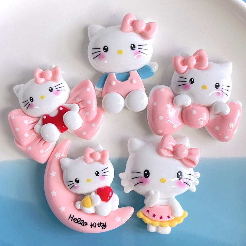 10 PCS Large Cartoon Resin Charms