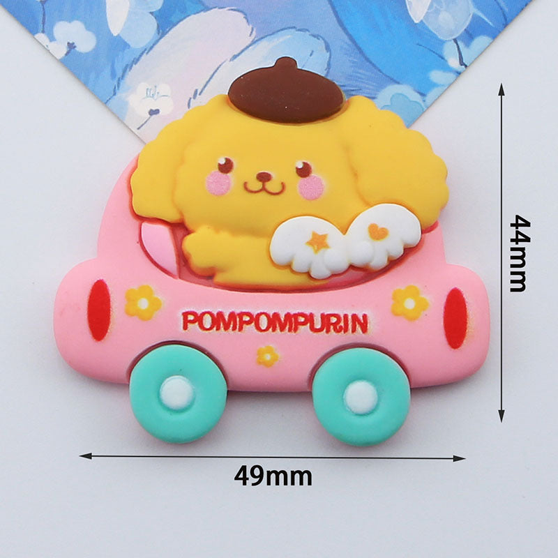 10 PCS Large Cartoon Resin Charms