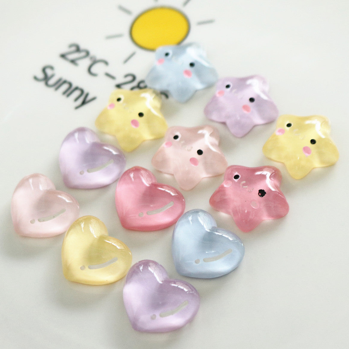 10 PCS Cartoon Miniatures|Resin Charms for DIY Crafts